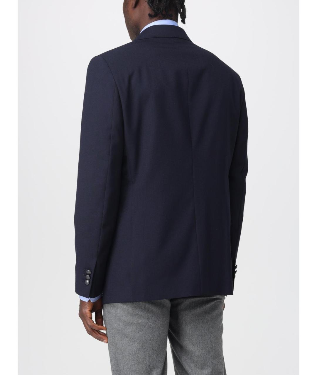 FAY Синий шерстяной пиджак, фото 2