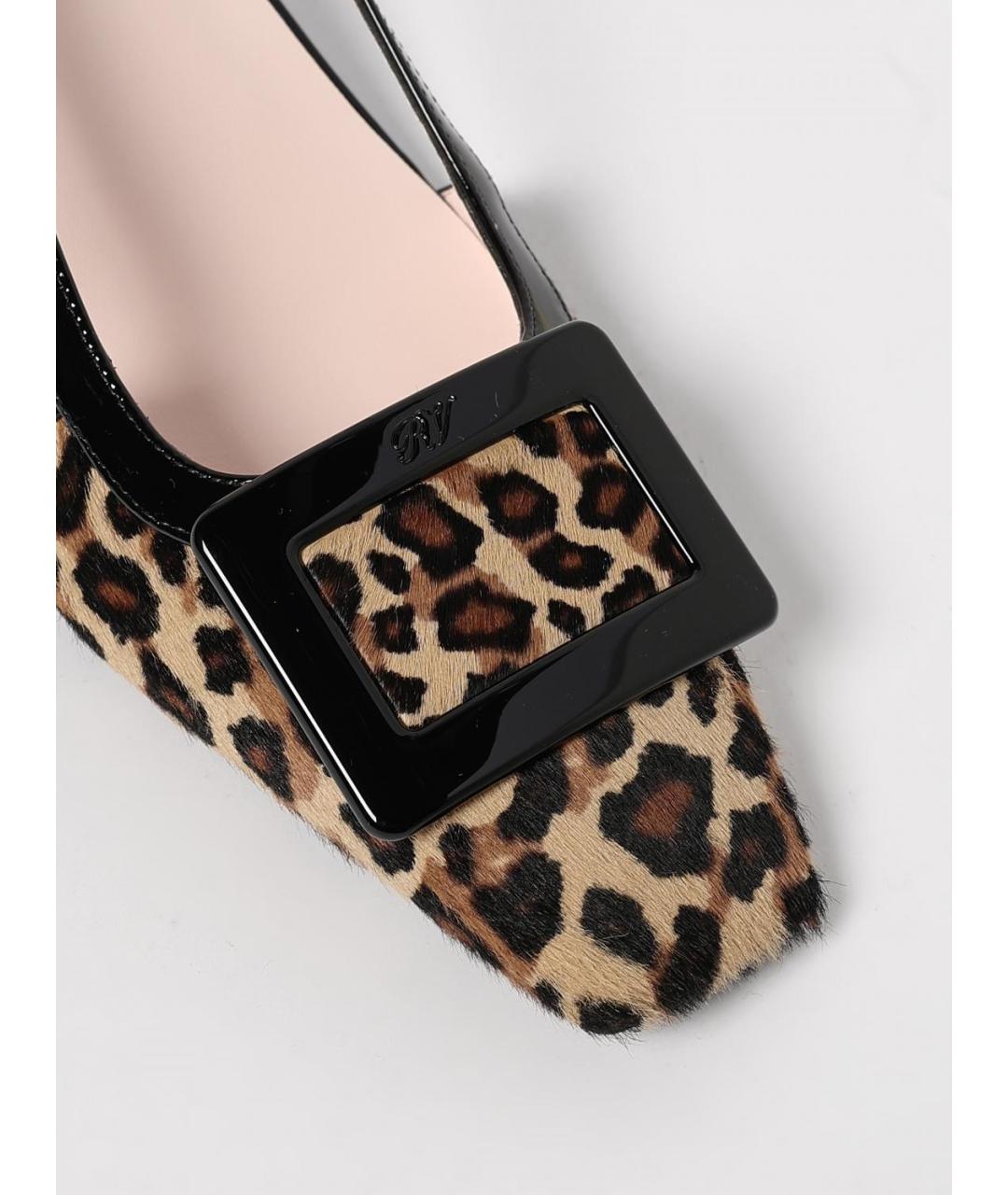 ROGER VIVIER Мульти кожаные туфли, фото 4