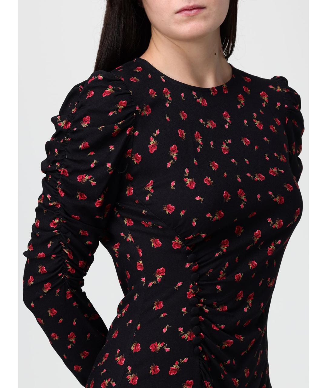 MAR DE MARGARITAS Мульти вискозное повседневное платье, фото 3