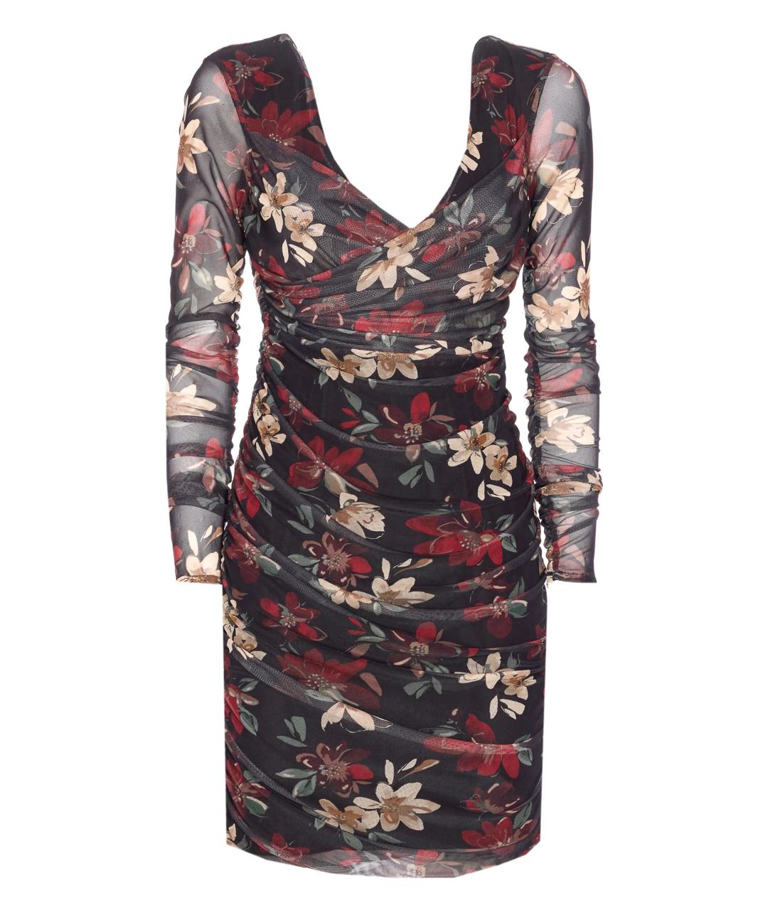 MAR DE MARGARITAS Мульти полиэстеровое коктейльное платье, фото 1