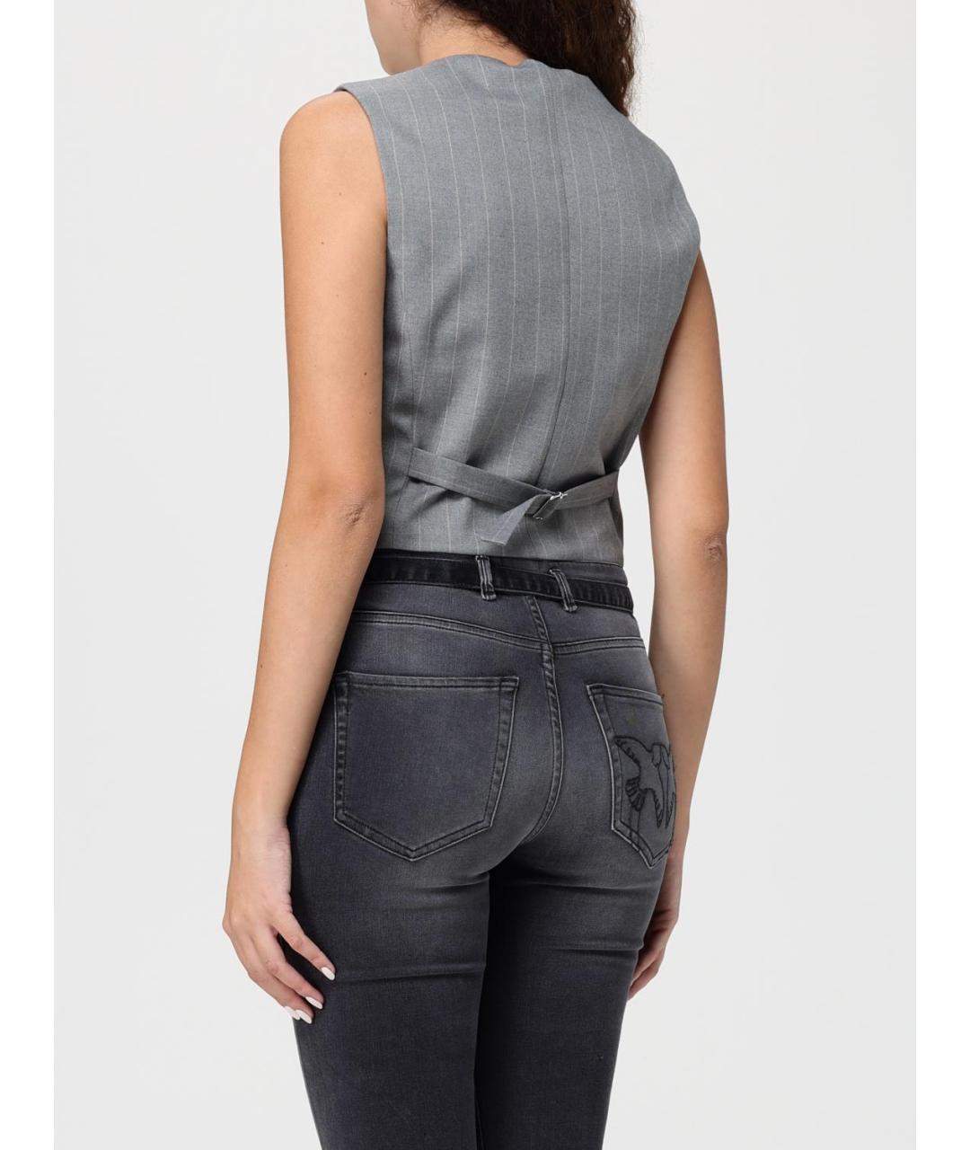 MAR DE MARGARITAS Серый жилет, фото 2