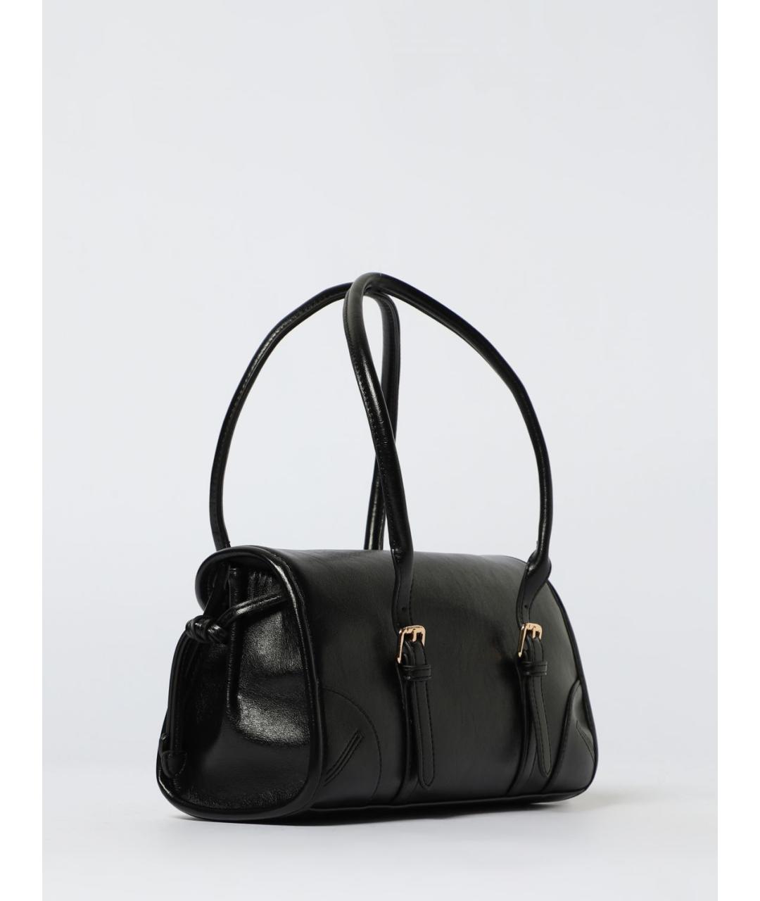 TWIN-SET Черная сумка через плечо из искусственной кожи, фото 2