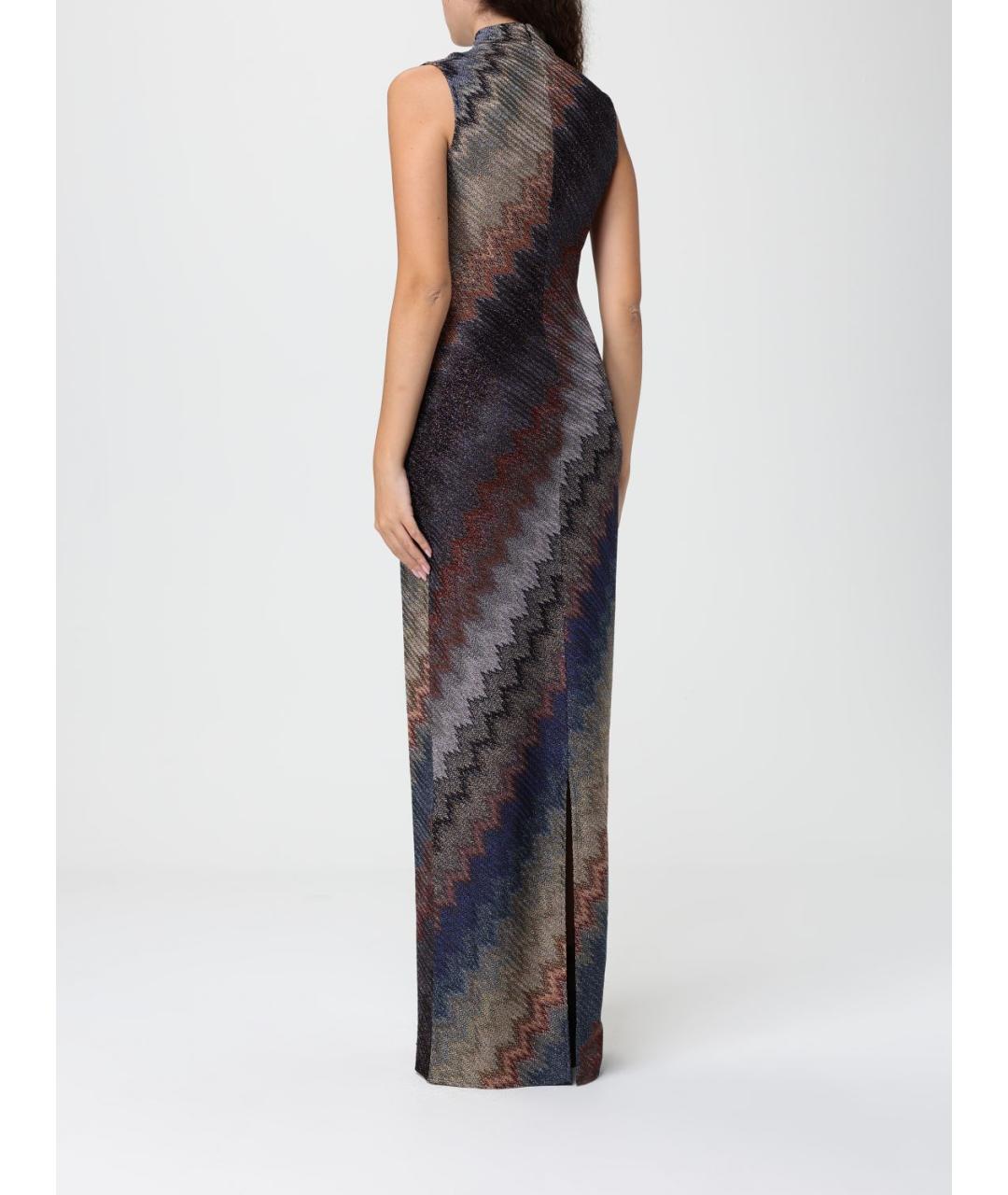 MISSONI Синее вискозное платье, фото 2