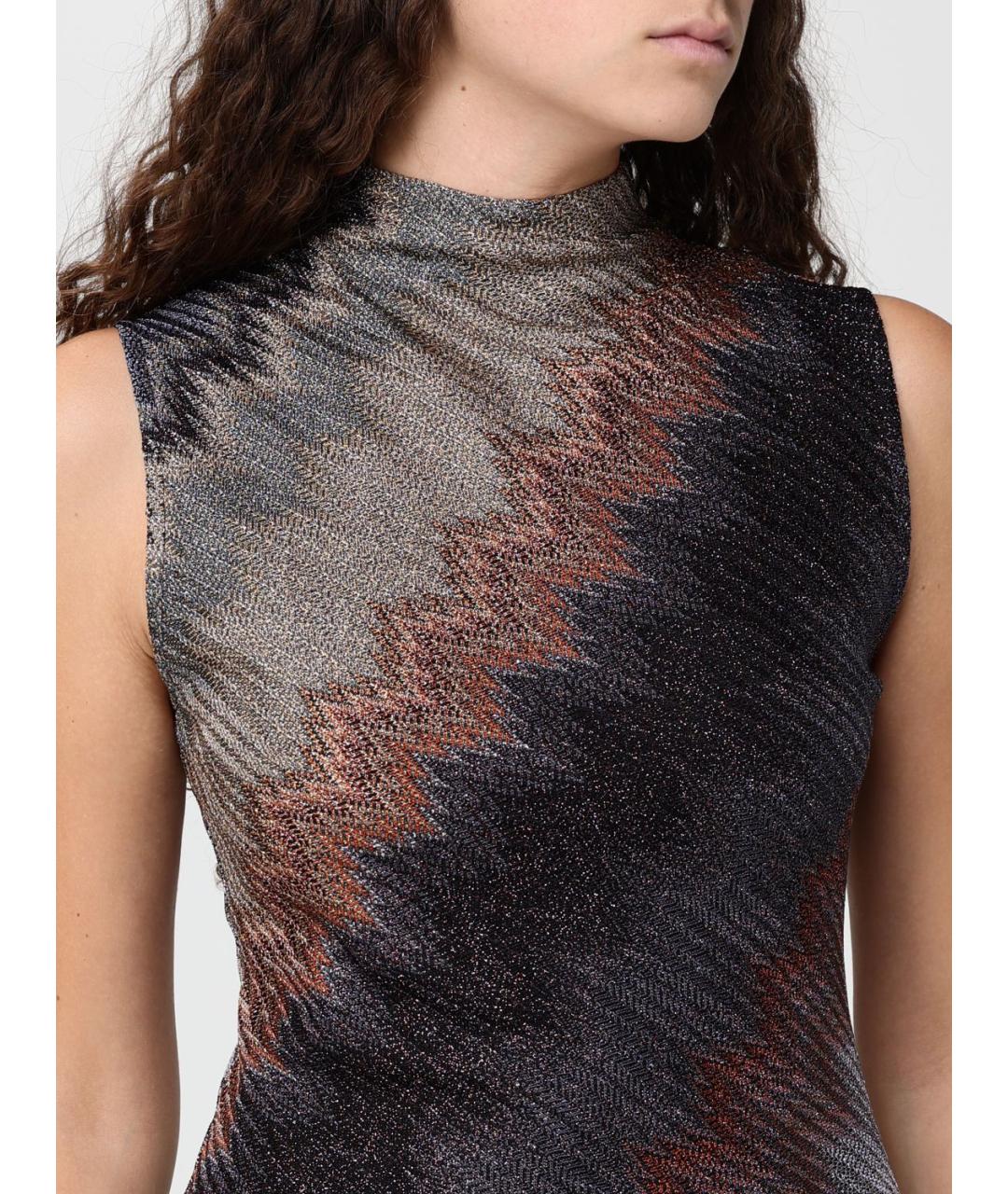 MISSONI Синее вискозное платье, фото 4