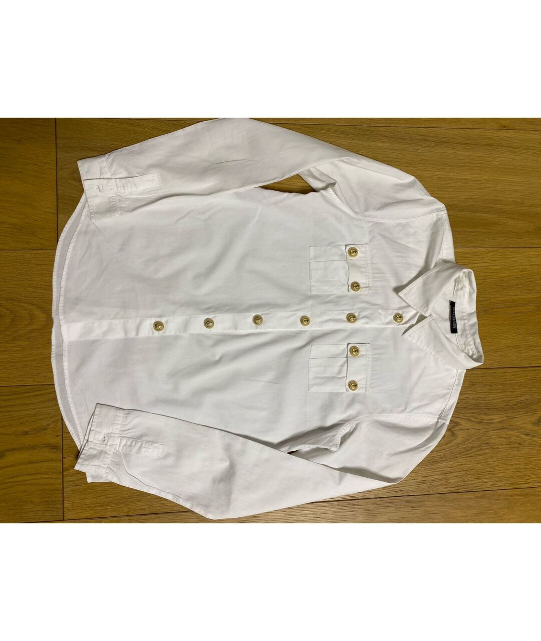 BALMAIN Белая хлопковая рубашка/блузка, фото 5