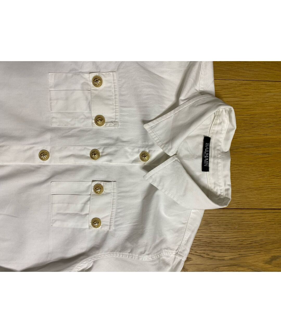 BALMAIN Белая хлопковая рубашка/блузка, фото 2