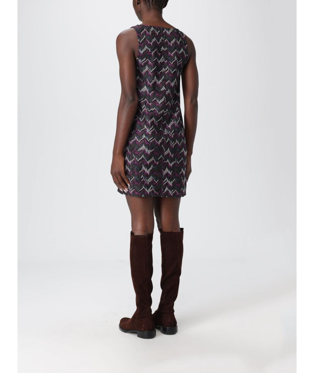 MISSONI Фиолетовое вискозное платье, фото 2