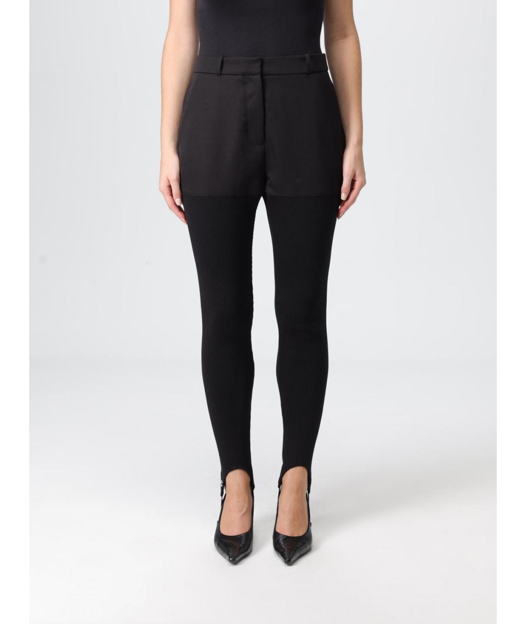 COPERNI Черные полиамидовые прямые брюки, фото 6