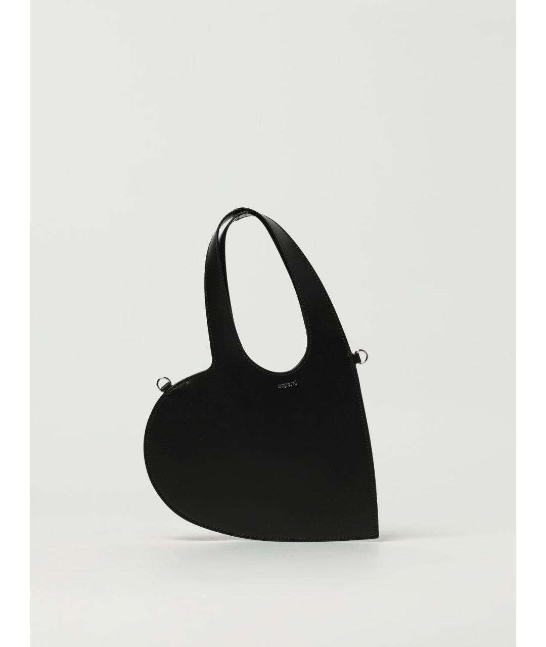 COPERNI Черная кожаная сумка с короткими ручками, фото 6