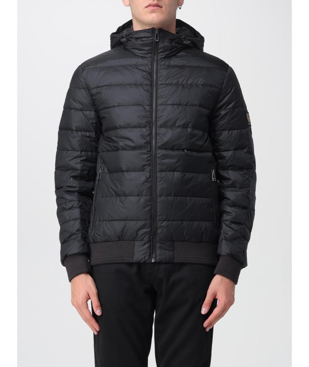 BELSTAFF Черная полиамидовая куртка, фото 2