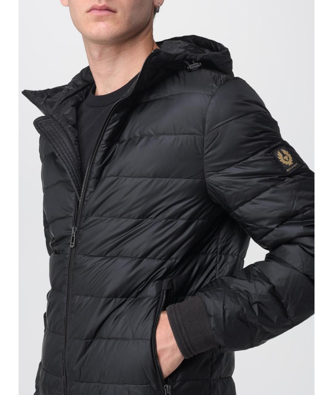 BELSTAFF Черная полиамидовая куртка, фото 5