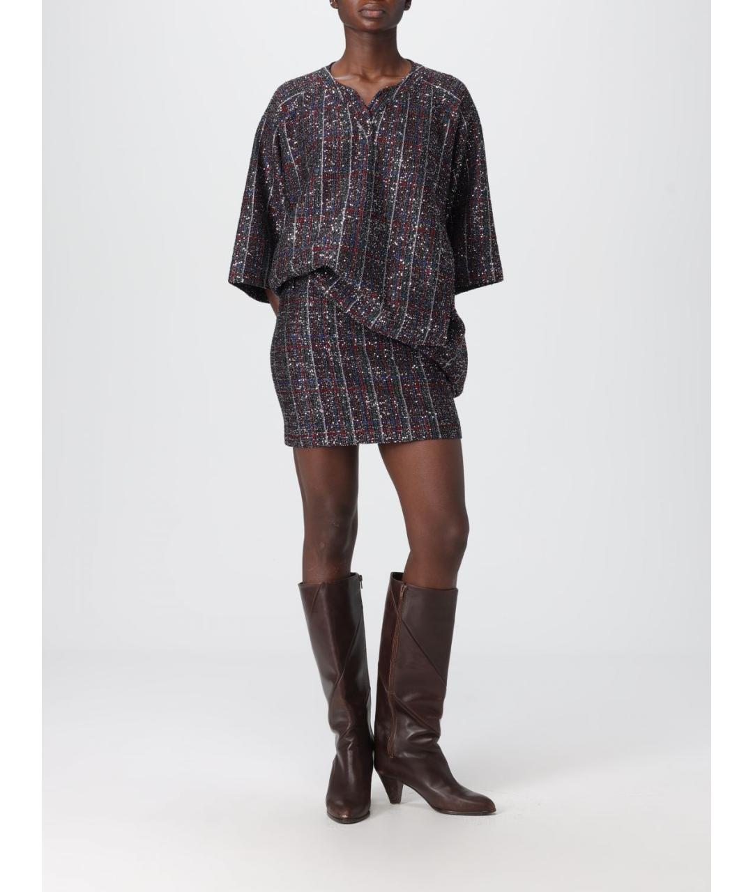 MISSONI Серое вискозное платье, фото 2