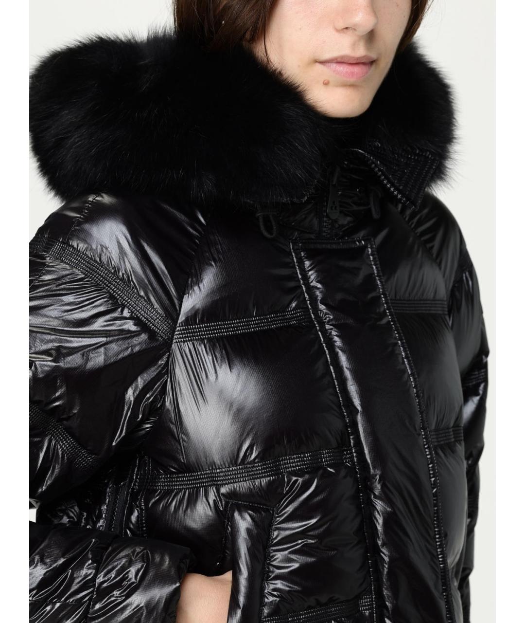 PEUTEREY Черный полиамидовый пуховик, фото 5