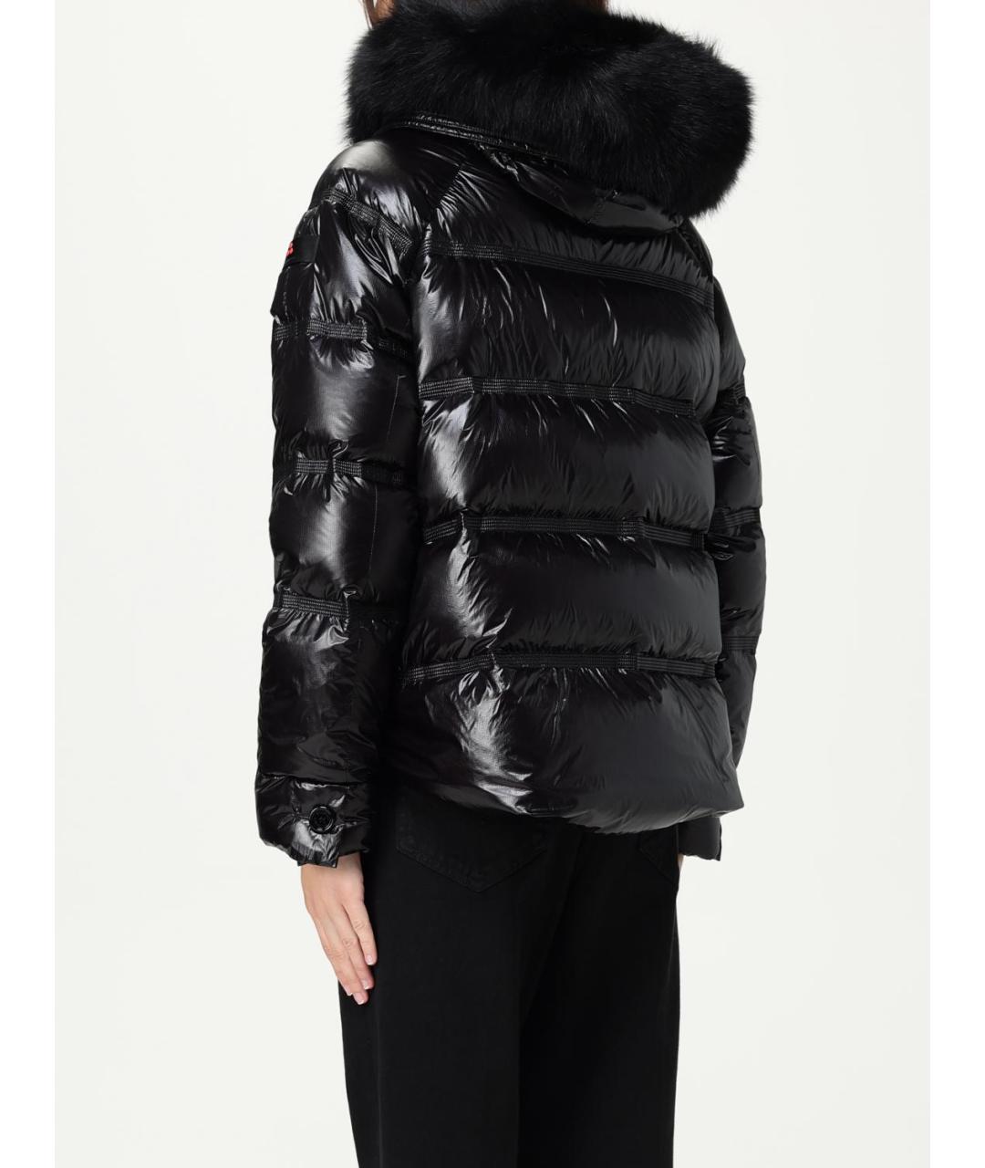 PEUTEREY Черный полиамидовый пуховик, фото 3