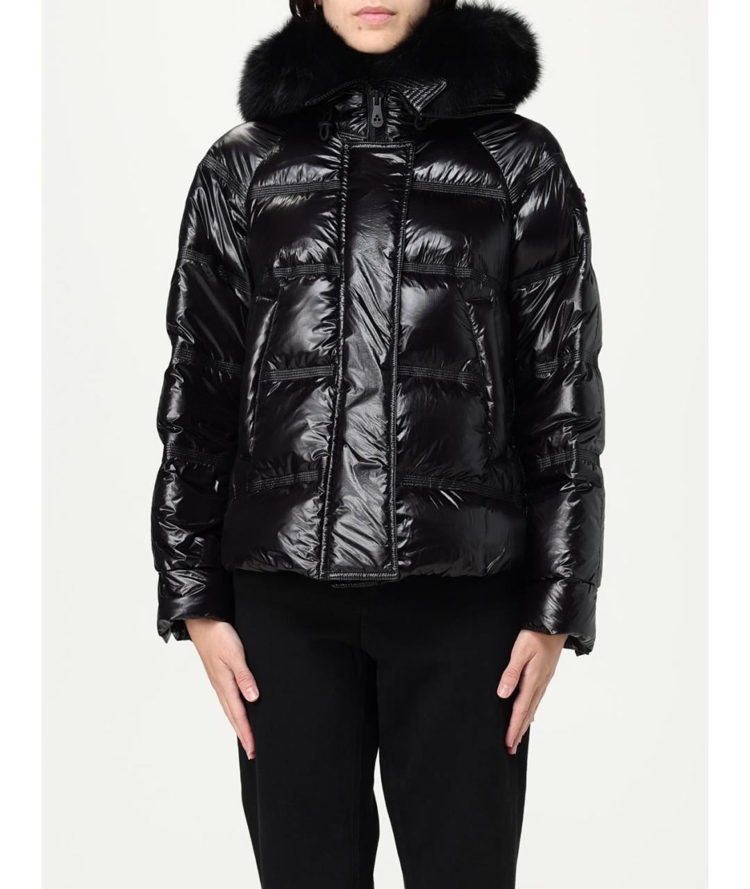 PEUTEREY Черный полиамидовый пуховик, фото 2