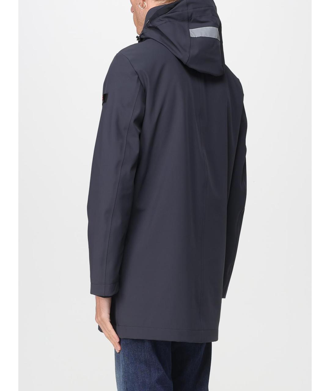 PEUTEREY Синяя полиамидовая куртка, фото 2