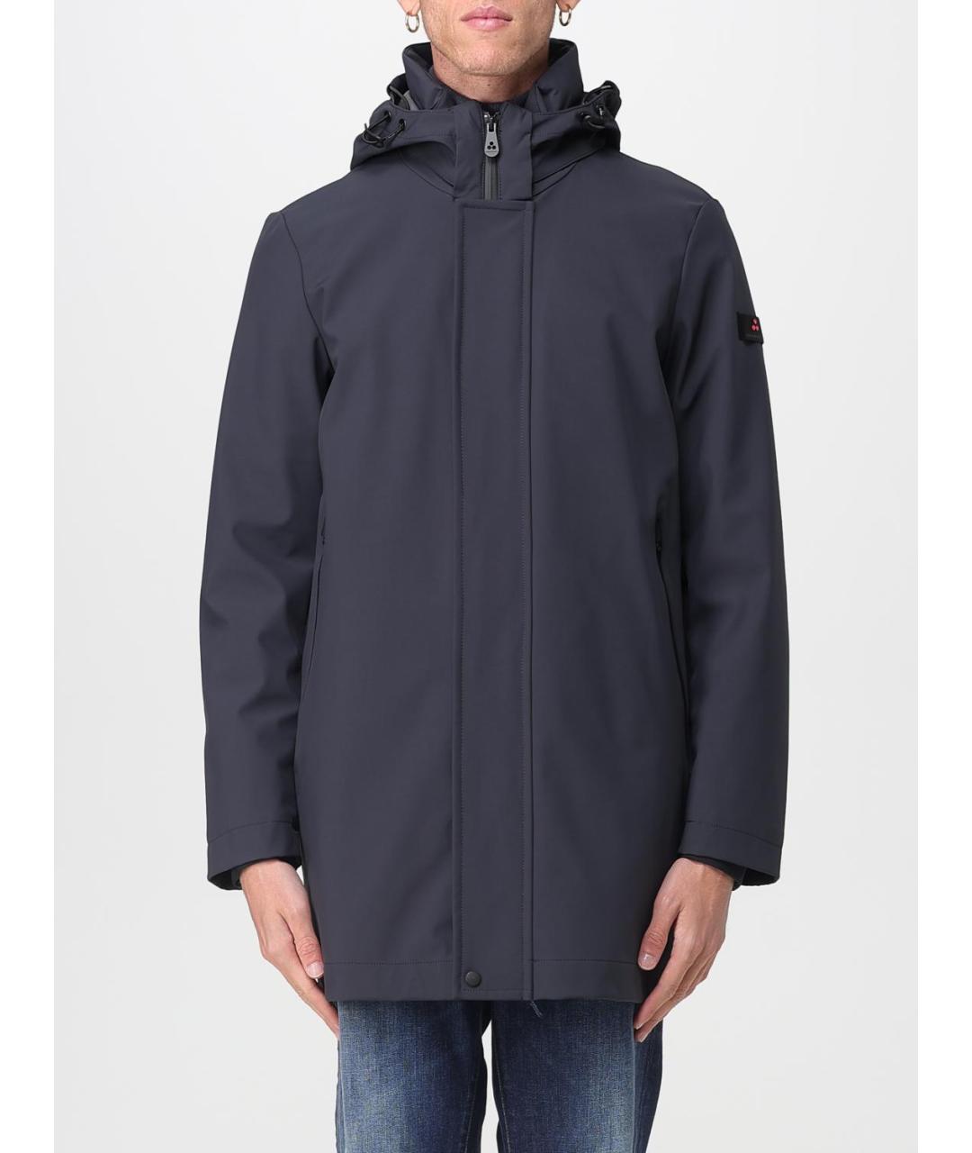 PEUTEREY Синяя полиамидовая куртка, фото 5