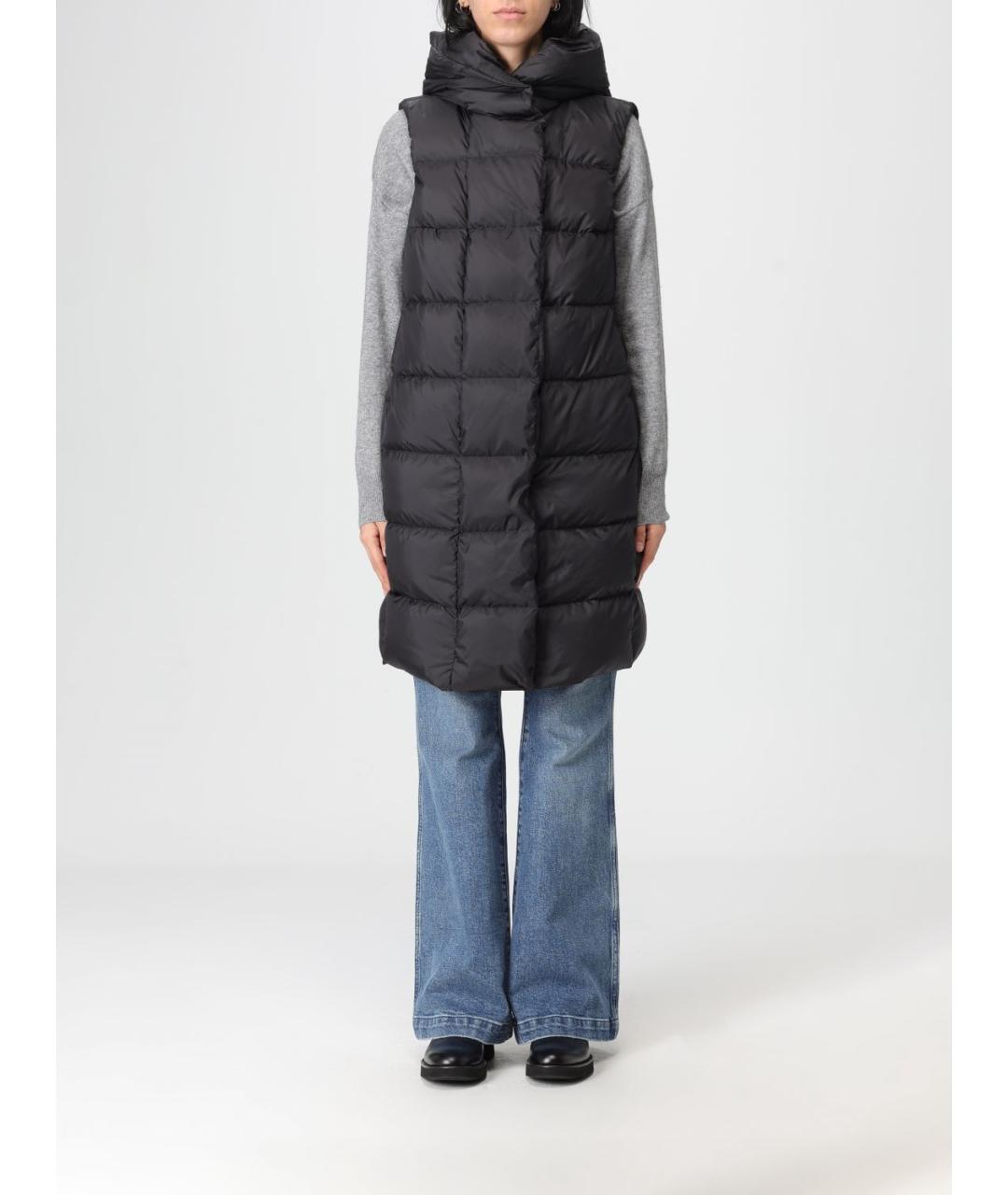 PEUTEREY Черный полиэстеровый жилет, фото 5