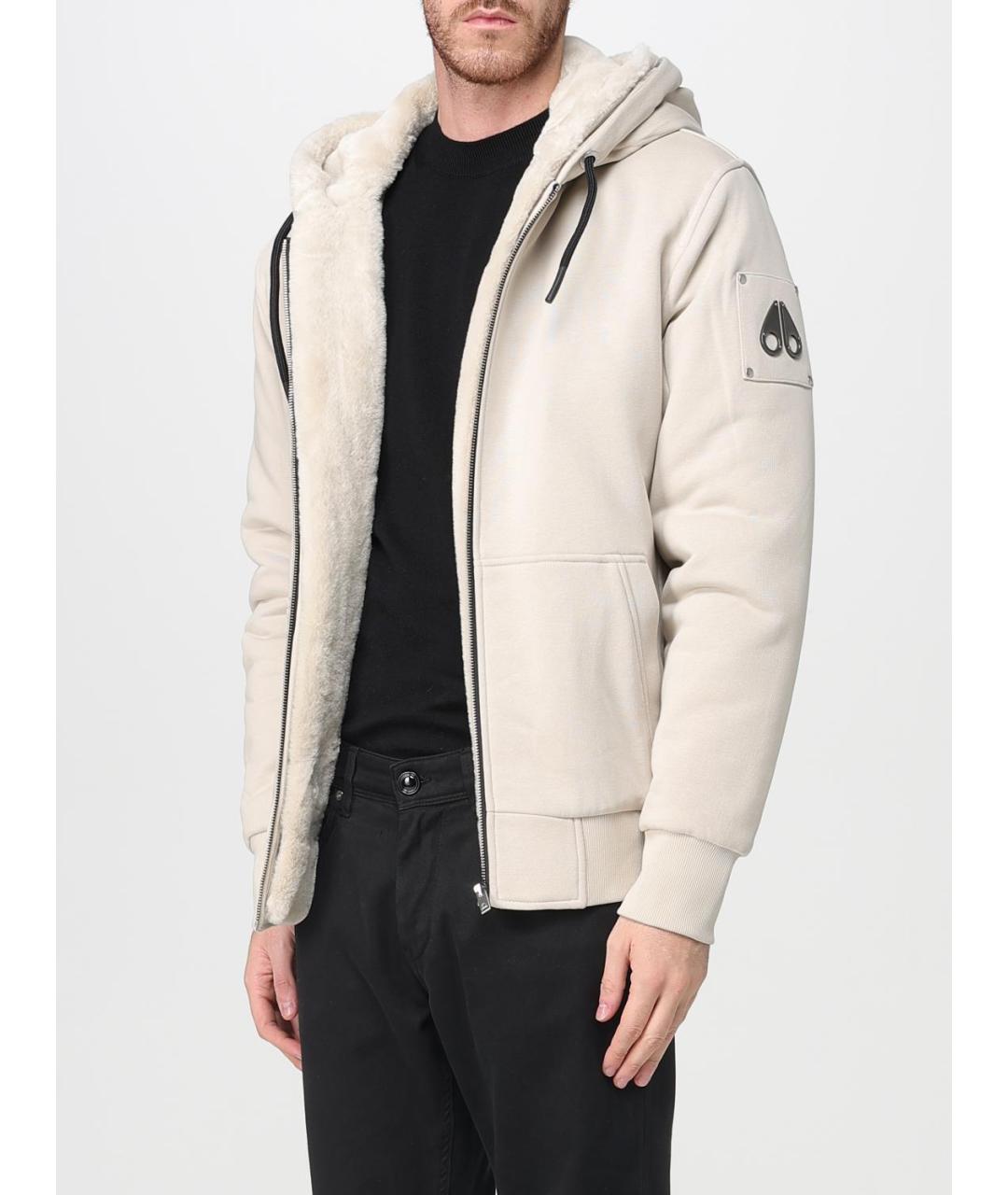 MOOSE KNUCKLES Белая хлопковая куртка, фото 4