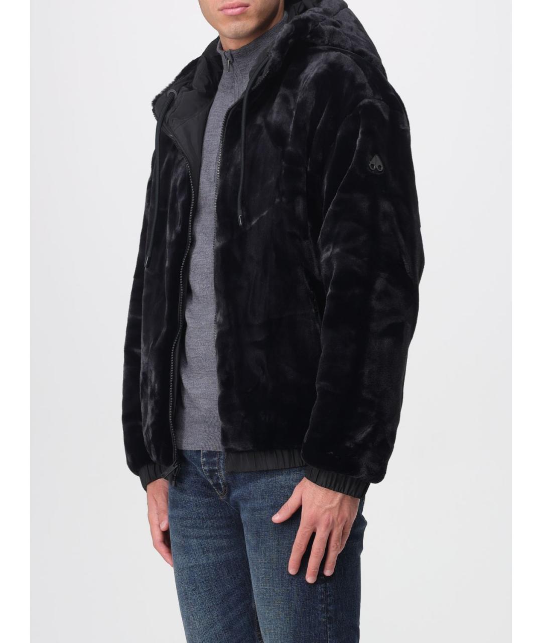 MOOSE KNUCKLES Черная полиамидовая куртка, фото 4