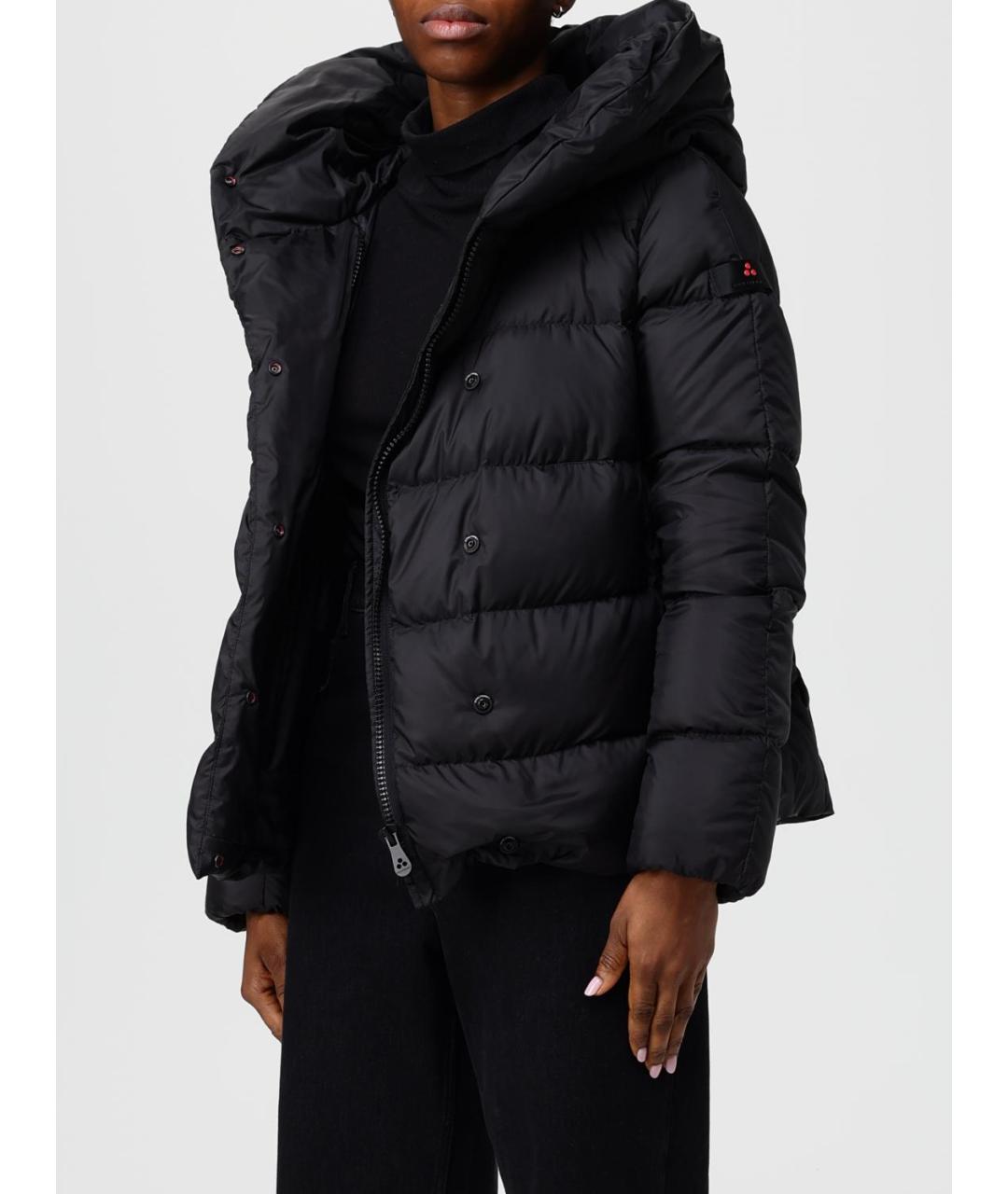 PEUTEREY Черный полиэстеровый пуховик, фото 4