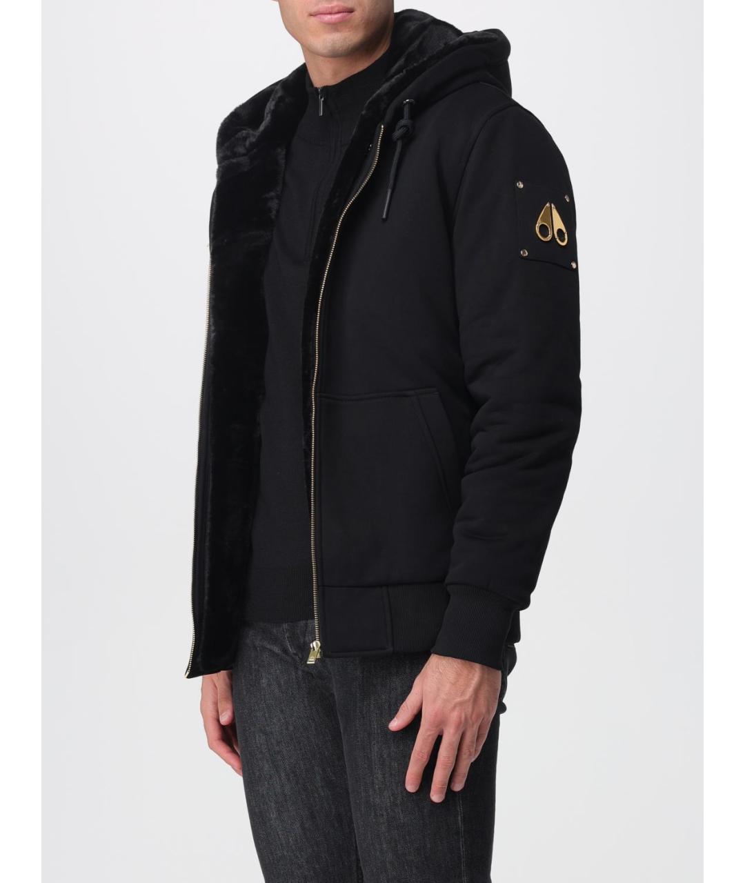 MOOSE KNUCKLES Черная хлопковая куртка, фото 4