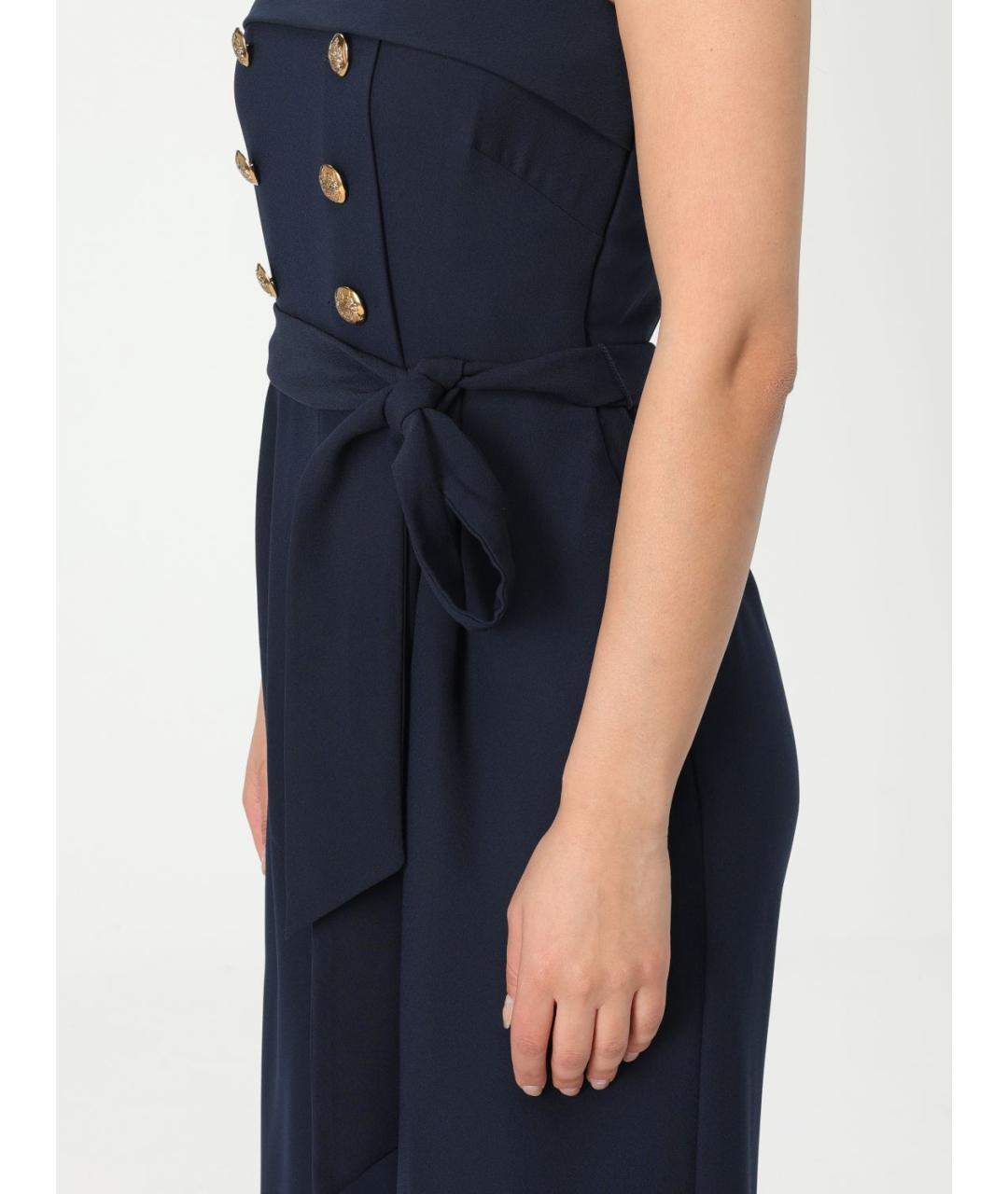 RALPH LAUREN Синий полиэстеровый комбинезон, фото 3