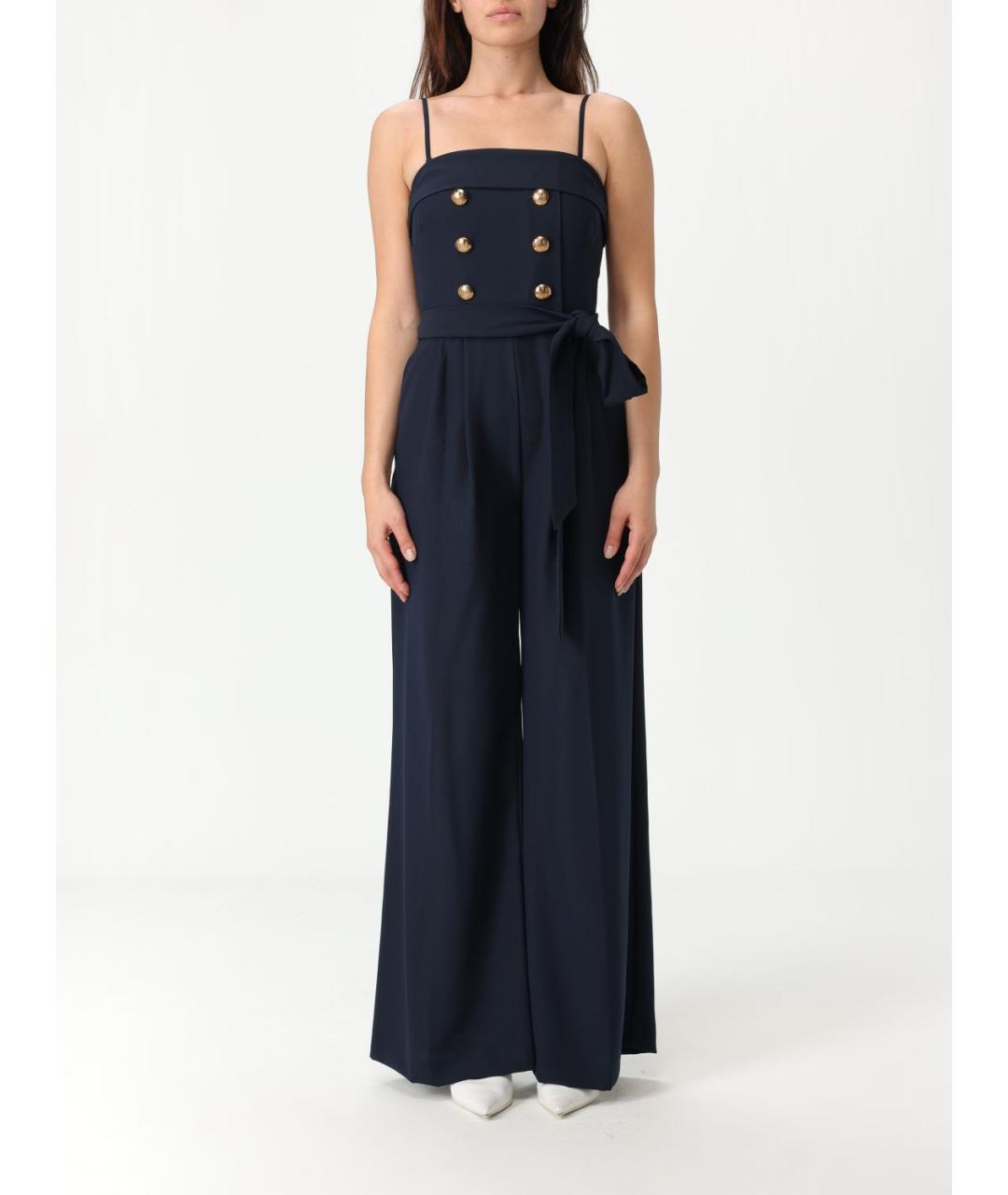 RALPH LAUREN Синий полиэстеровый комбинезон, фото 4