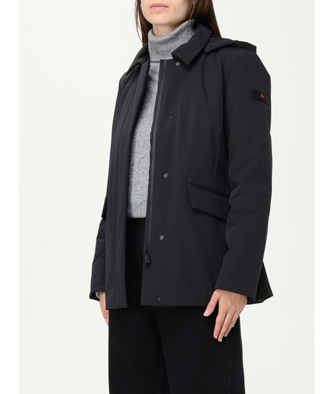 PEUTEREY Черная полиамидовая парка, фото 3