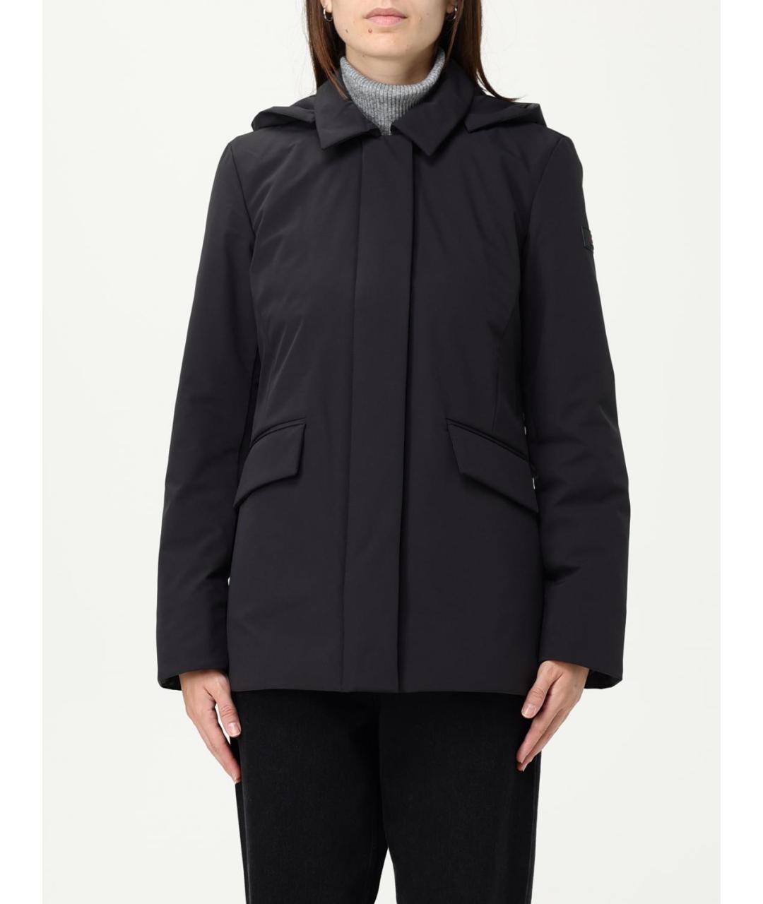 PEUTEREY Черная полиамидовая парка, фото 5