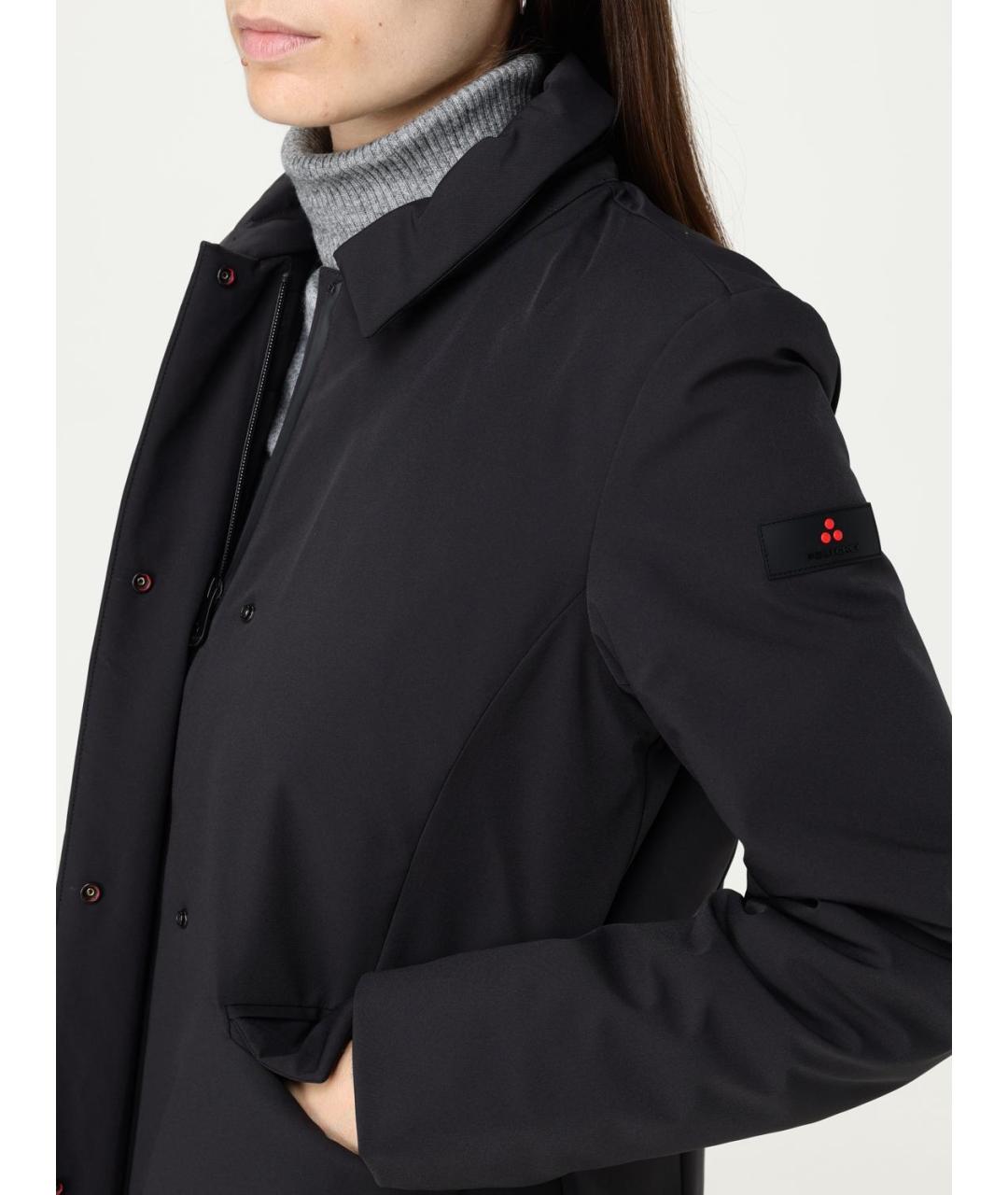 PEUTEREY Черная полиамидовая парка, фото 4