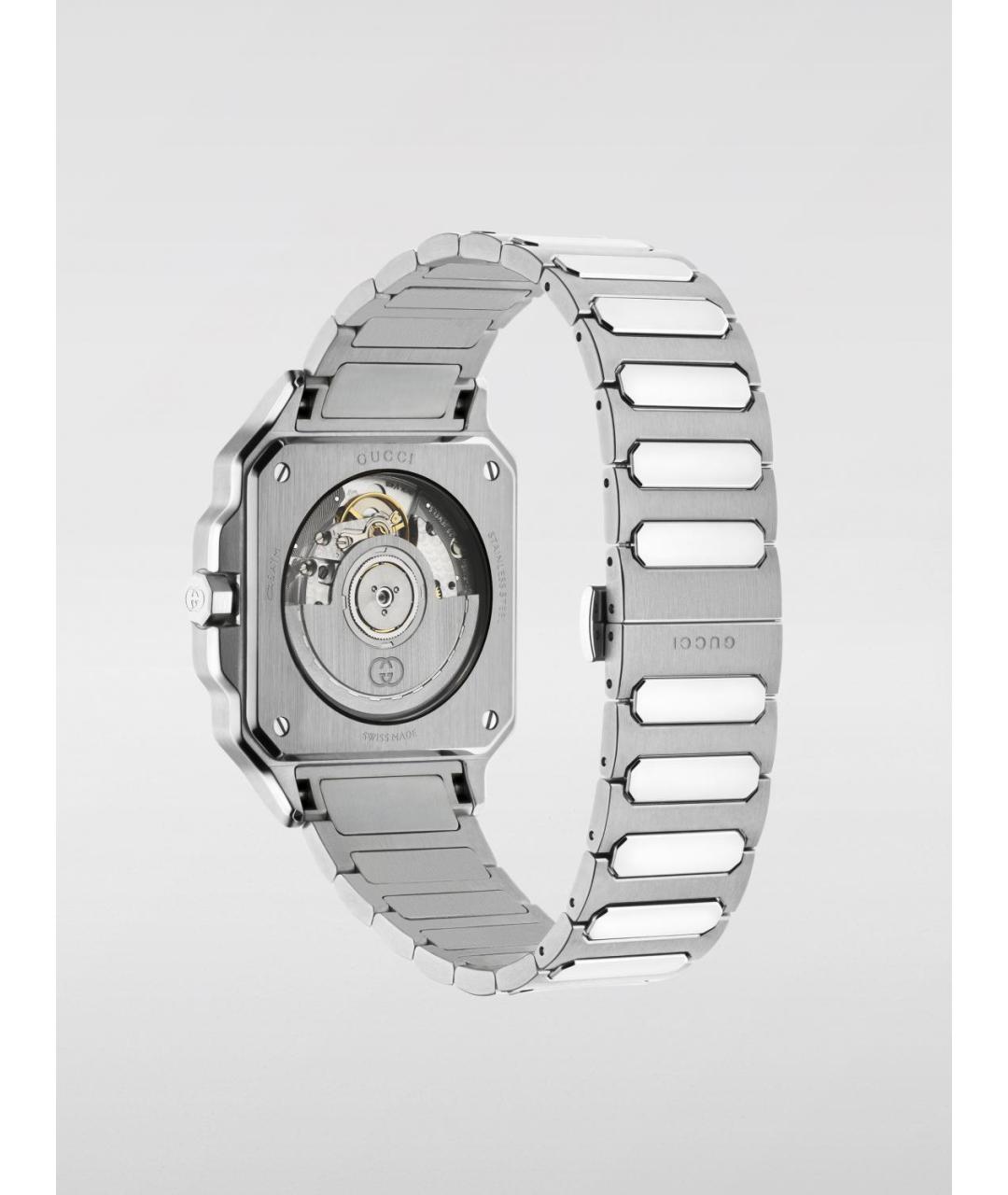 GUCCI Серебряные часы, фото 2