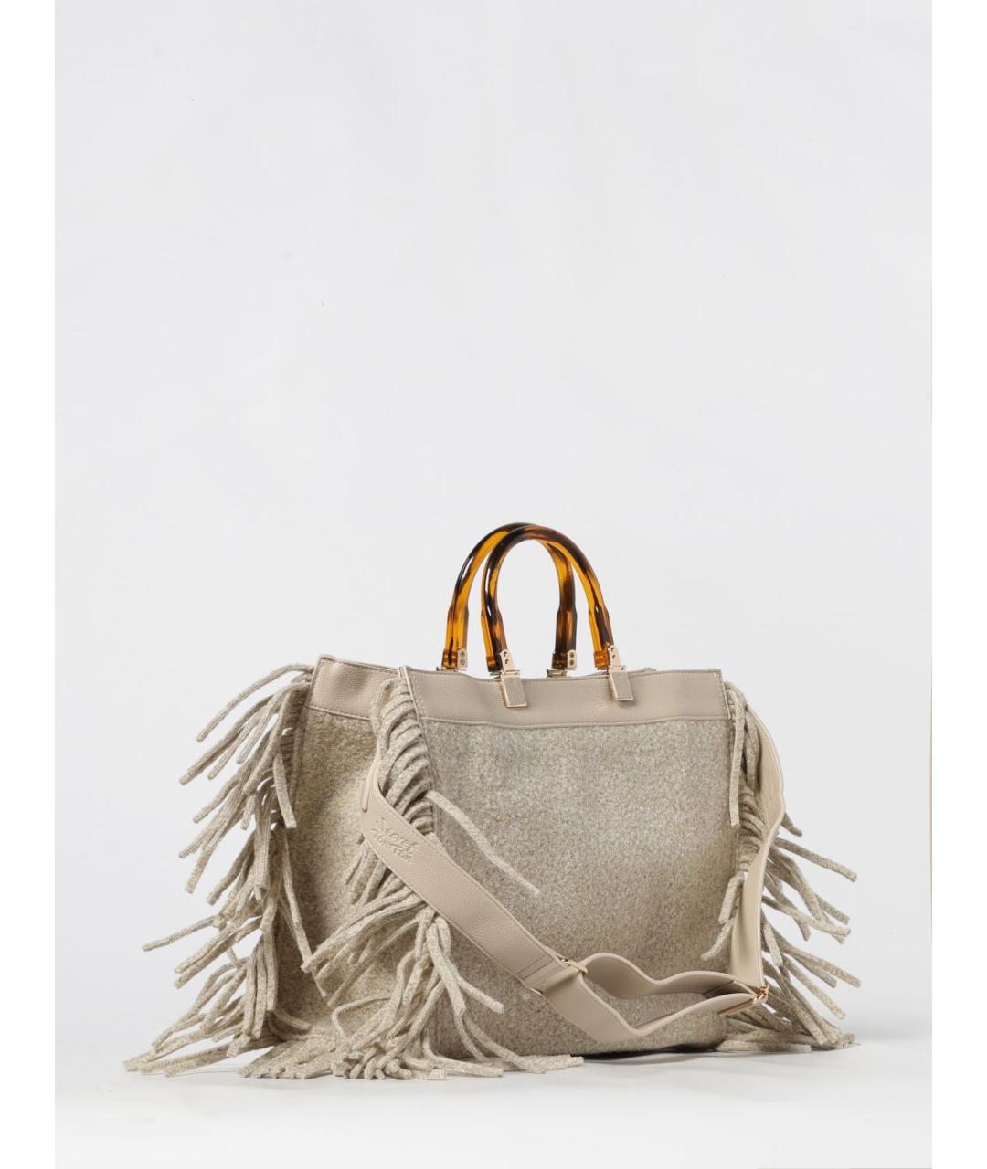 SECRET PON-PON Бежевая сумка с короткими ручками, фото 2