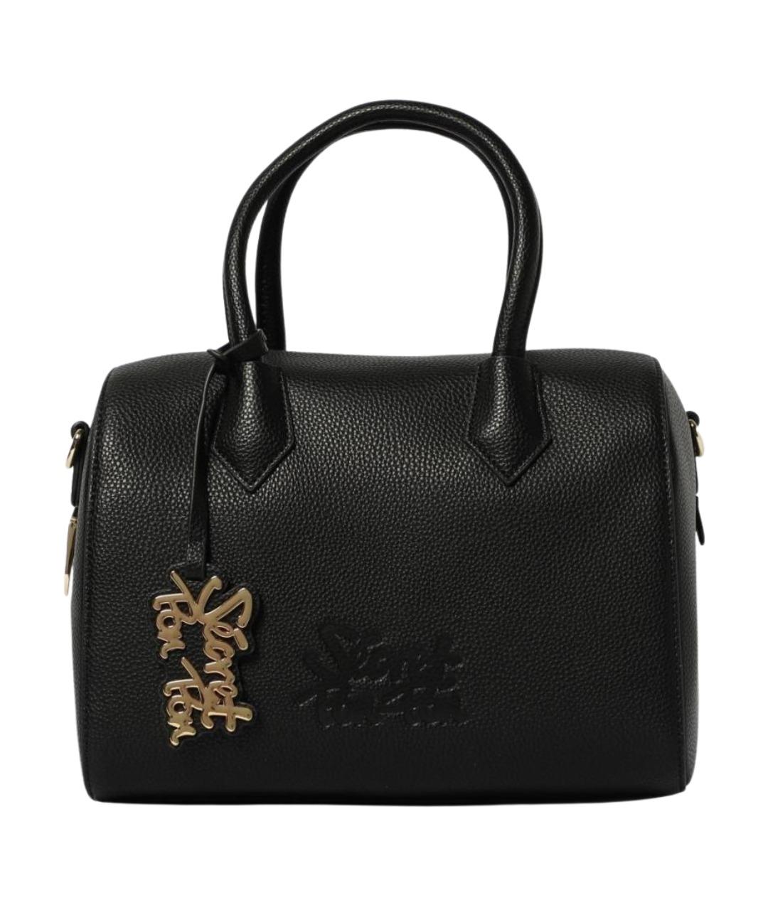 SECRET PON-PON Черная сумка с короткими ручками из искусственной кожи, фото 1