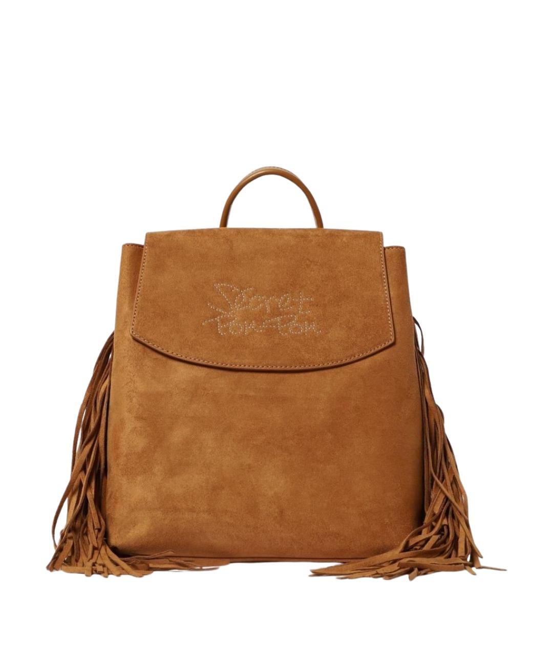 SECRET PON-PON Коричневый синтетический рюкзак, фото 1