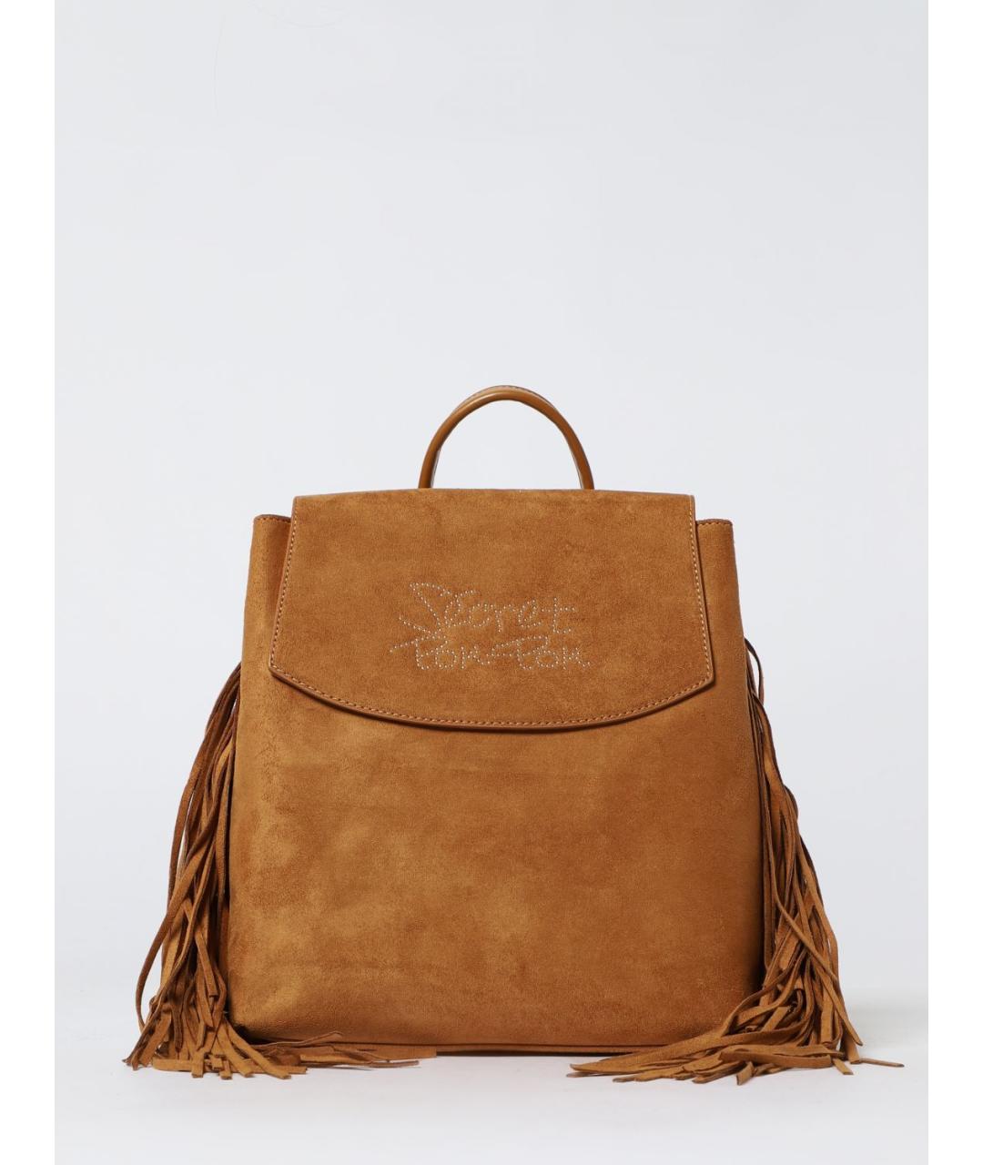 SECRET PON-PON Коричневый синтетический рюкзак, фото 5