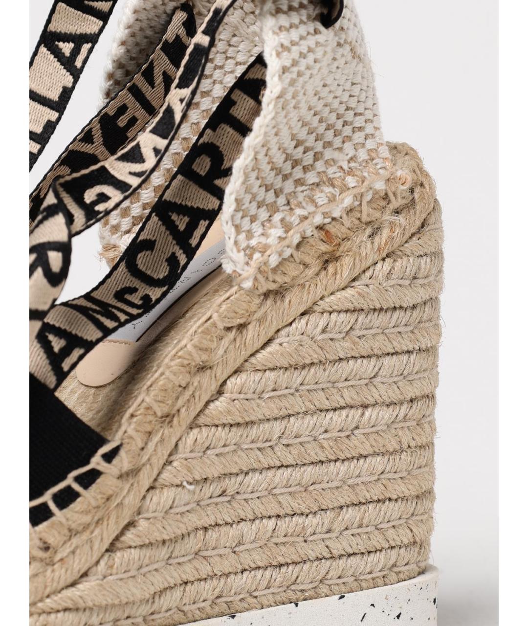 STELLA MCCARTNEY Черные эспадрильи из искусственной кожи, фото 4