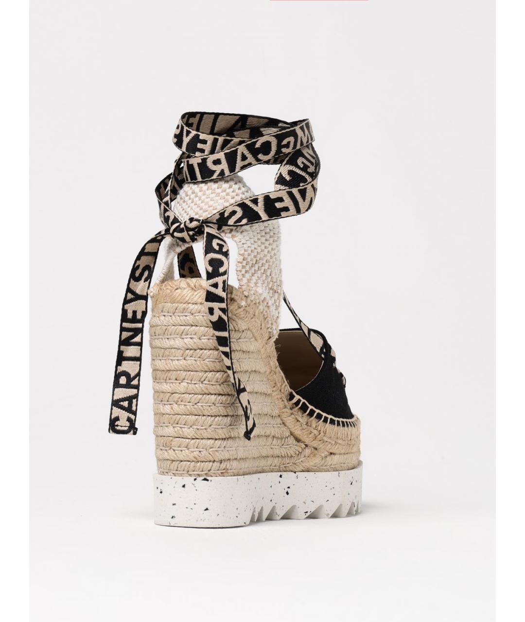 STELLA MCCARTNEY Черные эспадрильи из искусственной кожи, фото 3