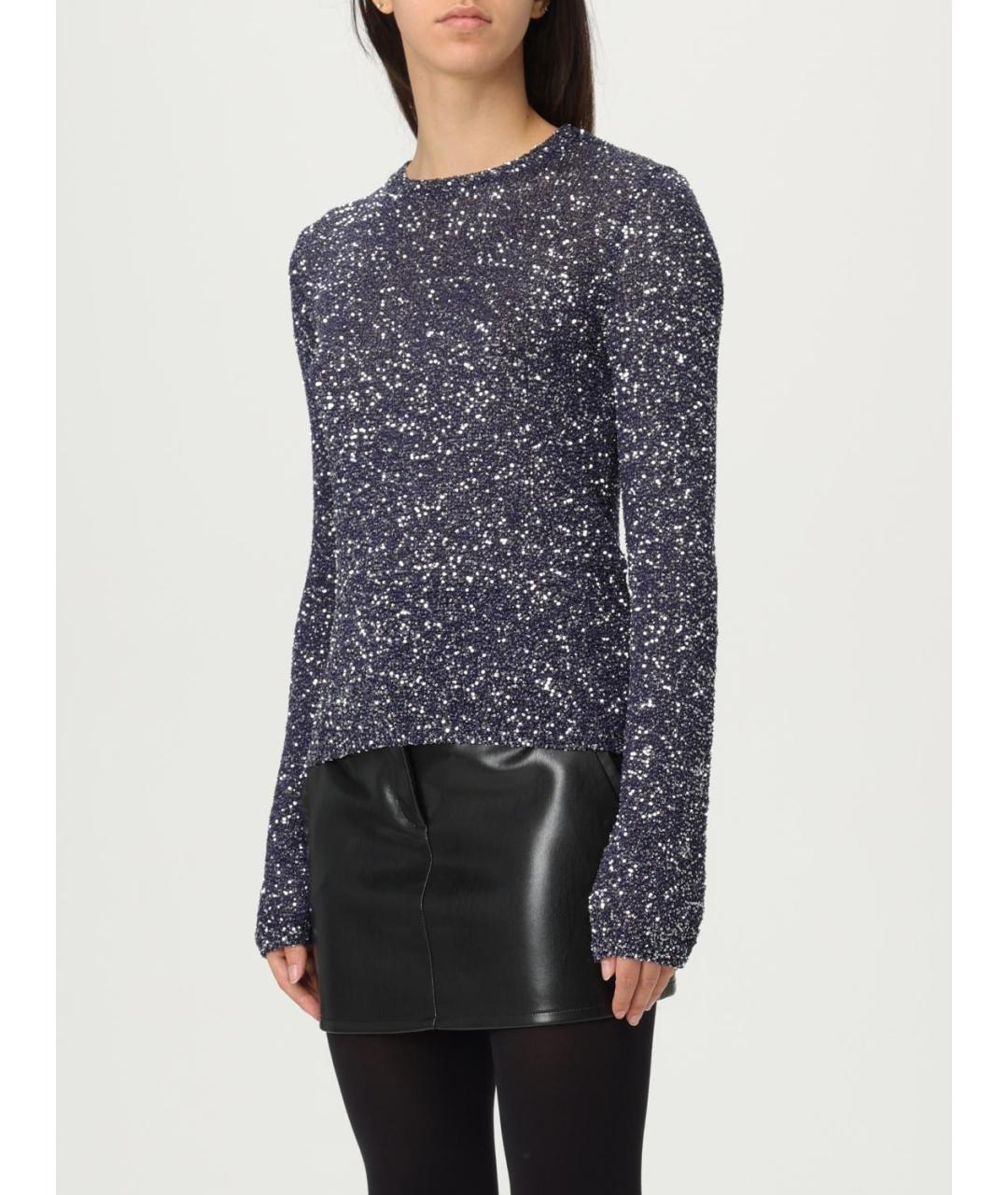 BALENCIAGA Синий полиамидовый джемпер / свитер, фото 4