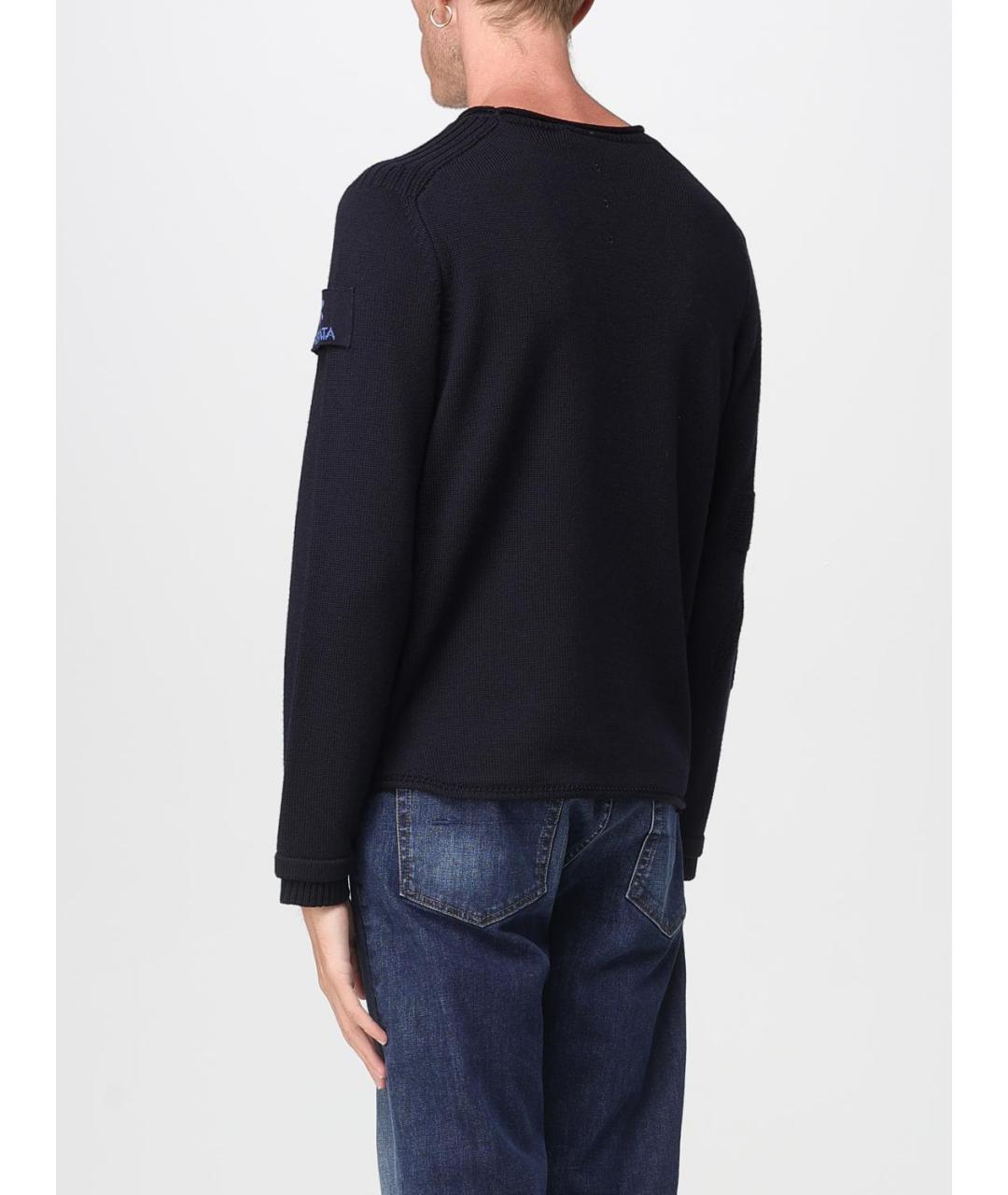 PREMIATA Синий шерстяной джемпер / свитер, фото 2