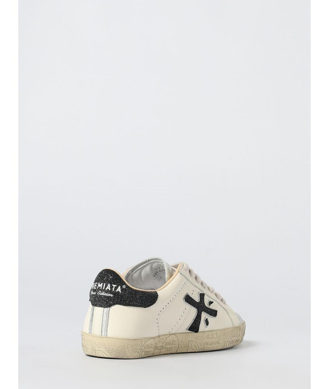 PREMIATA Белые кожаные кеды, фото 3