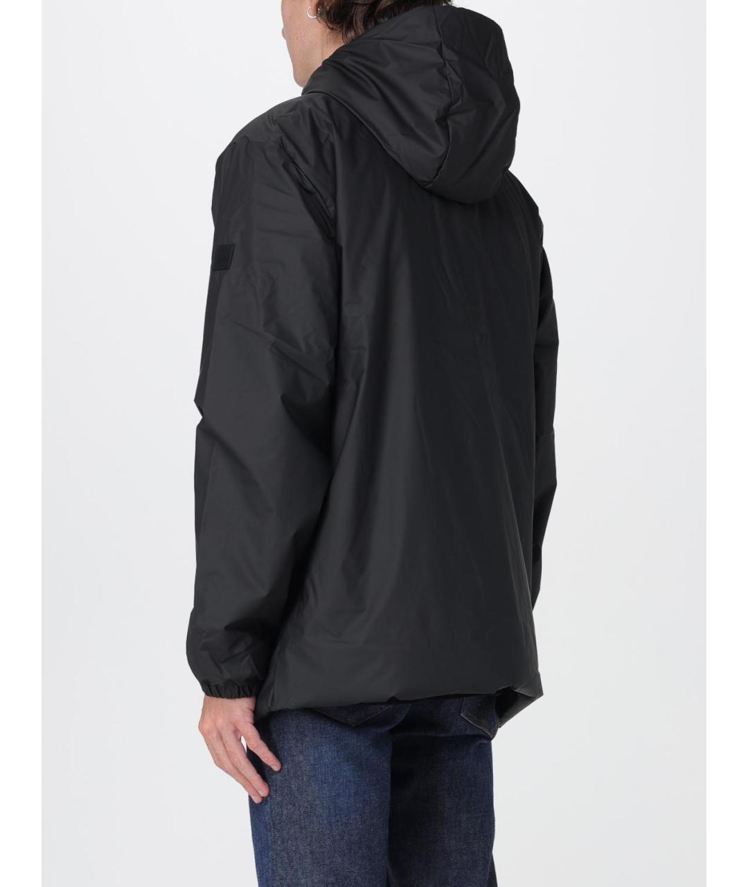 RAINS Черная полиэстеровая куртка, фото 3