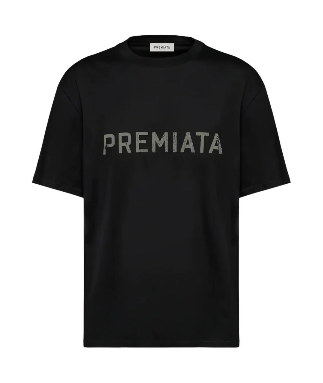 PREMIATA Черная хлопковая футболка, фото 1