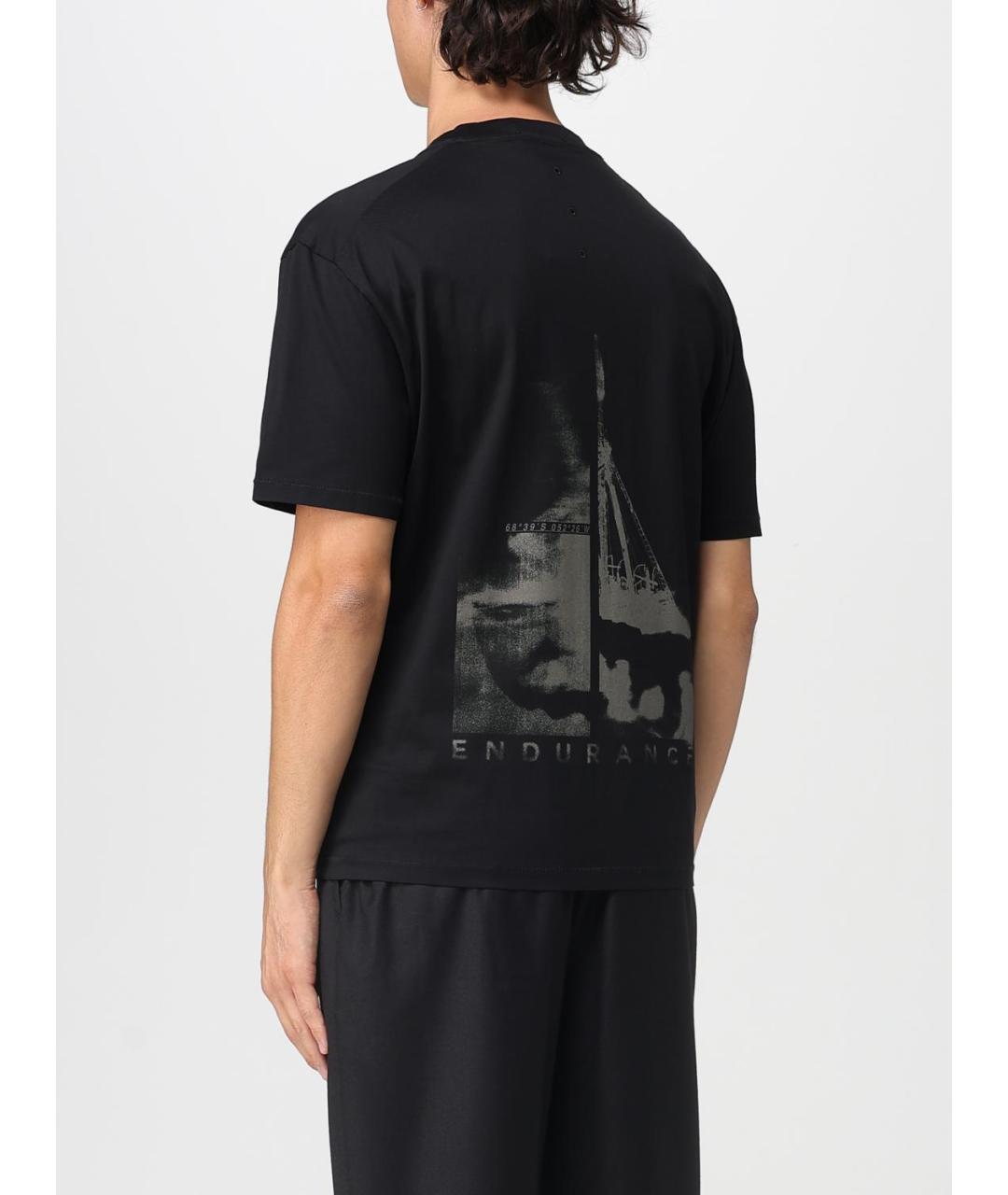 PREMIATA Черная хлопковая футболка, фото 3