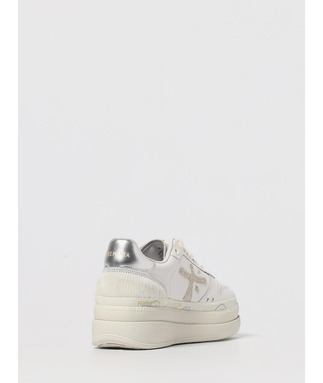 PREMIATA Белые кожаные кроссовки, фото 3