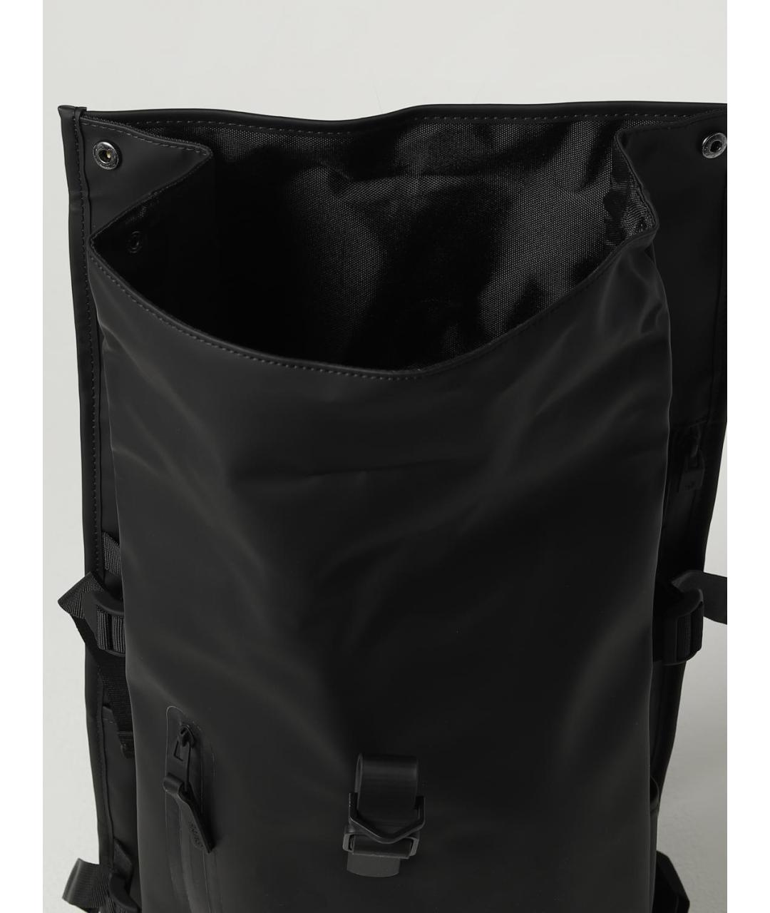 RAINS Черный рюкзак, фото 4