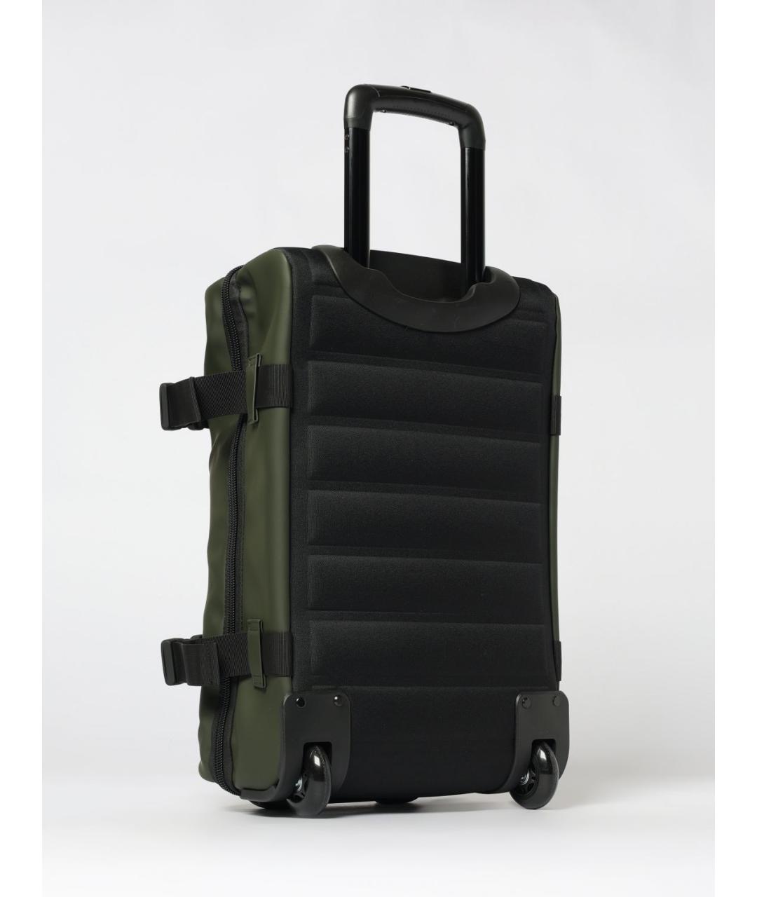 RAINS Зеленый синтетический чемодан, фото 2