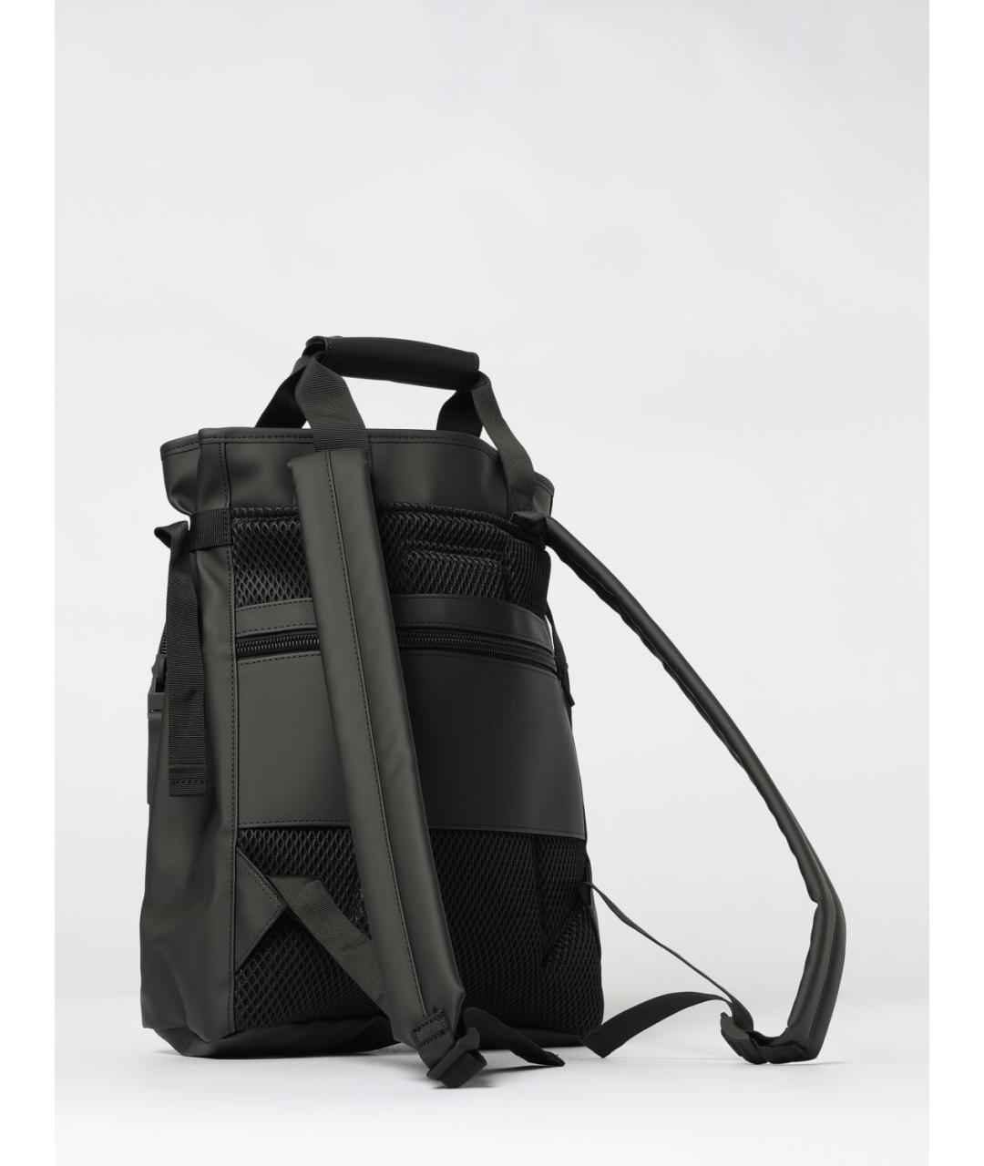 RAINS Черный рюкзак, фото 2