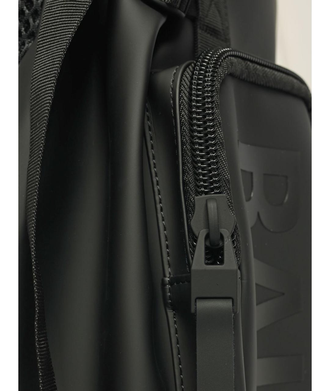 RAINS Черный рюкзак, фото 3