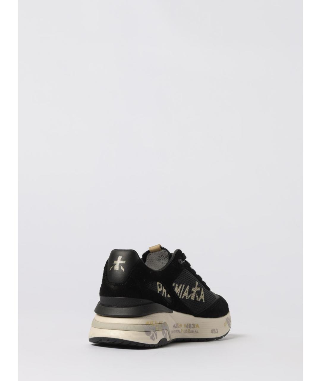 PREMIATA Черные текстильные кроссовки, фото 3